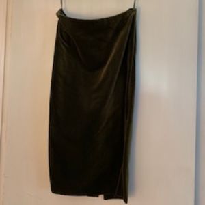 Ralph Lauren Collection Velvet Pencil Skirt